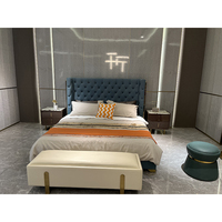 Ensemble de meubles de sortie d'usine, chambre à coucher, lit, armoire, Table de chevet avec veilleuse, luxe, meubles de chambre simples