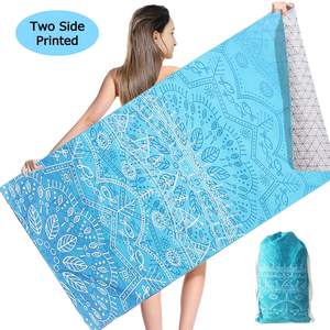 Serviette <span class=keywords><strong>de</strong></span> <span class=keywords><strong>bain</strong></span> en microfibre, lot <span class=keywords><strong>de</strong></span> 8 pièces, imprimé <span class=keywords><strong>de</strong></span> poissons, Plage, sable, pour femmes - Product Image 1