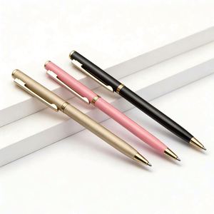 Promote Luxury Metal Ballpoint <b>Pen</b> Wholesale High Quality Slim Signature <b>Pen</b> with Custom logo Suitable for Corporate Event Gifts - Product Image 2
