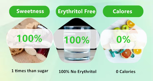 Edulcorante 100% Puro de Fruta del Monje Sin Eritritol, Azúcar de Fruta del Monje Sin Eritritol ni Alulosa - Product Image 3