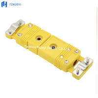 Konektor Termokopel Penjepit Presisi Tinggi Tipe K Miniatur SMPW-CC Mini Plug Braket Nilon OEM/ODM untuk Penggunaan Dirgantara -29~200 0.1C