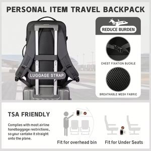 Wholesale Custom logo Men Waterproof Oxford Business <b>Rucksack</b> Expandable With USB Bag Bagpack Travel Back Pack Laptop Backpacks - Product Image 5