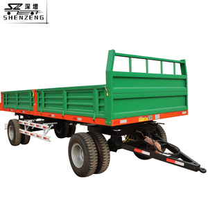 Carro de granja con 4 ruedas Remolque de capacidad de 3-10 toneladas para uso agrícola - Product Image 1