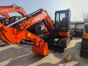 mini Excavator construction working low hours Japan Original Hitachi ZX55 5Tons Cheap Hitachi ZX60 In Good Condition for sale