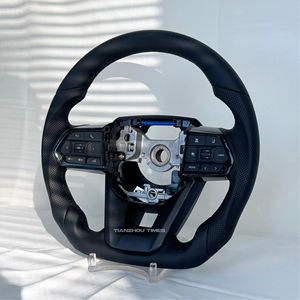 Volante Personalizado de Cuero para <span class=keywords><strong>Toyota</strong></span> <span class=keywords><strong>Gr</strong></span> 4runner <span class=keywords><strong>Chr</strong></span> Serie 79 Hilux Vigo Hiace Prius Celica Rav 4 Innova Crown con Levas de Cambio - Product Image 5