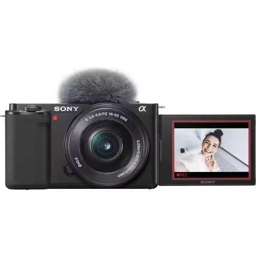 Brand New Zv-e10 Vlog Mirrorless Camera 17x-30x Optical Zoom Full HD Video Stabilization Stainless Steel Rechargeable Battery