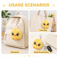 Porte-clés en peluche personnalisé de qualité supérieure, créez votre propre design, animal en peluche, canard, fabricant professionnel de jouets en peluche