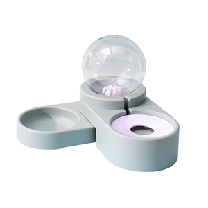 Kinghon Dispensador Automático de Alimentos para Perros y Gatos, Bebedero Elevado 2 en 1, Comedero y Bebedero para Mascotas - Product Image 4