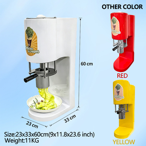 Petite machine à glace en forme de spaghetti pour équipement de snack, machine à presser la glace italienne en forme de nouilles - Product Image 5