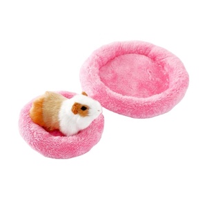 Hamster Cage House Guinea Pig <strong>Bed</strong> Hedgehog Nest Pad Squirrel Chinchilla Rat Home Velvet Warm Soft Cotton Small <strong>Pet</strong> Winter <strong>Beds</strong> - Product Image 1
