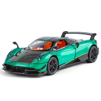 Modèle de voiture en alliage moulé sous pression à l'échelle 1:24, supercar, collection pour cadeau et décoration