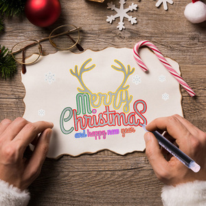 Marqueurs métalliques magiques à paillettes, double ligne, pour contour, 12 couleurs, pour bricolage, vente flash - Product Image 6