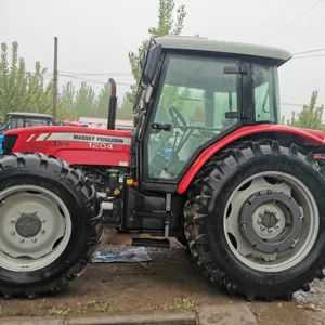 Gebrauchte massey ferguson traktoren 375 mf385 4wd landwirtschaft licher traktor mit pflug geräten mf landwirtschaft liche traktoren