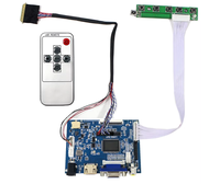 Tableros LCD y accesorios con placa de Controlador Universal, control de pantalla industrial VGA/1/LVDS/EDP/MIPI TTL, 1/2