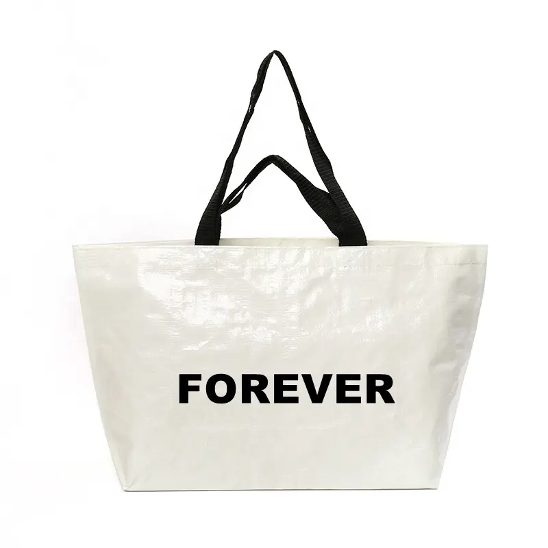 Shopper riutilizzabile all'ingrosso stampa personalizzata Eco China PP borsa per la spesa in polipropilene Tote Bags