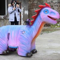 Modèle de dinosaure pour enfants à piles, étanche, pour parcs d'aventure et centres commerciaux, utilisation intérieure et extérieure, en métal et plastique
