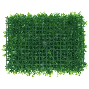 Panneau de plantes murales artificielles Décoration murale verticale de plantes artificielles vertes pour jardin