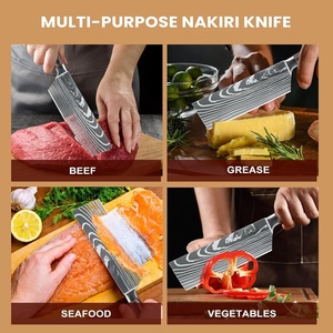 Cuchillo Nakiri de 7 pulgadas-Rebanador de carne súper afilado y cuchillo de cocina para verduras, mango Pakamu, un regalo para hombres y mujeres - Product Image 2