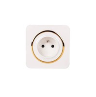 Prise murale électrique standard française Huayi 2026, interrupteurs muraux noirs, prises et supports de lampe 13A 15A, alimentation électrique légère