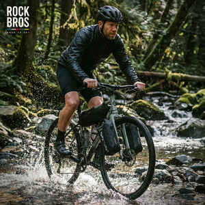 <span class=keywords><strong>ROCKBROS</strong></span> ROAD to SKY 系列全防水前叉包 4L 磁性快拆涤纶自行车包带肩带 - Product Image 6