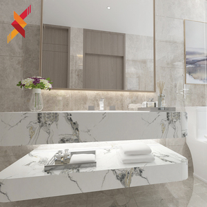 Kích thước lớn slab sứ Đá Cẩm Thạch bóng lớn slab gạch Countertop thiêu kết đá - Product Image 2