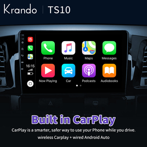 Krando Radio de coche de 9 pulgadas para <span class=keywords><strong>Toyota</strong></span> Fortuner <span class=keywords><strong>Hilux</strong></span> 2004-2014 Android Multimedia unidad principal navegación GPS inalámbrico CarPlay DSP 4G - Product Image 6