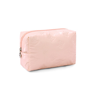 Portable Toiletry Bag Rectangle Polyester Makeup Storage Travel Cosmetic Case Pink White Black Purple - Product Image 2