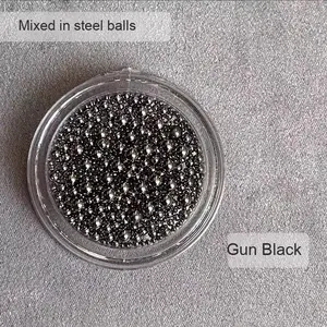 Caviars métalliques 3D de tailles variées pour nail art, petites perles et billes en acier, style manucure française - Product Image 3