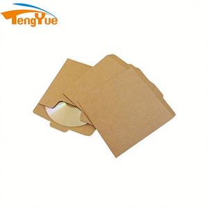 Custom Recyclable Kraft Paper Flat Folding Envelopes for Cosmetic <b>Christmas</b> Gift Silk <b>Scarf</b> Packaging with Ribbon Box Shape - Product Image 2