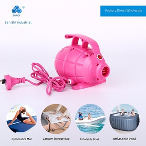 Pompe à air électrique 500W 110-240V pour planche de surf de parc aquatique, sac sous vide domestique, matelas de piscine gonflable, tapis de gym, avec <span class=keywords><strong>tube</strong></span> de 0,4M - Product Image 3