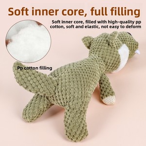 Nuovo Giocattolo Sonoro per Animali Domestici, Modello B52, a Forma di Leone, Lupo, Elefante, Cane, Resistente ai Morsi, per la Pulizia dei Denti, in Peluche Cartoon - Product Image 2
