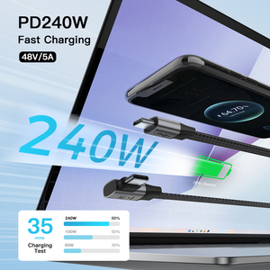 Uniean Bán Buôn 1.5M Loại C USB Nhanh Chóng Sạc 8K Phẳng Dây Cáp Dữ Liệu 4.0 USB C Phẳng Cáp 40Gbps Cáp Cho Iphone Để Android - Product Image 3