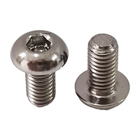 Baut Titanium GR5 M3*6mm, Baut Kepala Tombol Hex Socket CNC, Harga Pabrik, Sekrup Allen Setengah Bulat