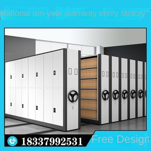 Archivador comercial <span class=keywords><strong>de</strong></span> acero moderno inteligente compacto con manivela con cerradura Archivo móvil Documentos <span class=keywords><strong>de</strong></span> vales financieros - Product Image 3