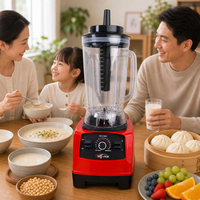 Mixeur Électrique 1800W avec Moteur en Cuivre Pur, 4L, pour Smoothies, Lait de Soja et Jus de Fruits, Idéal pour la Cuisine Domestique