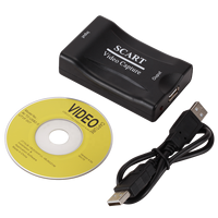Convertisseur vidéo HD pour consoles de jeu rétro VHS et numérisation du signal analogique Dispositif de capture vidéo USB 2.0 SCART-