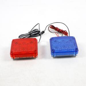 新しいOEM LED-8HS 12V/<span class=keywords><strong>24V</strong></span> 4X4スクエア救急車LEDサイドマーカーランプ赤/青/黄/白LED車の警告点滅フラッシュ用 - Product Image 1