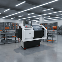 Petit tour CNC avec capacité de filetage - Modèle ML-08 pour la précision industrielle
