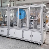 Líneas de Producción de Equipos Automáticos para la Fabricación de Mascarillas Faciales de 3 Capas en China, para Mascarillas KF94, KN95 y Tipo Plano
