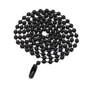 Chaîne à billes en acier inoxydable, perles blanches et argentées pour lunettes, lanière, corde, chaîne à billes - Product Image 3