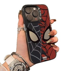 Custodia Protettiva Nera <span class=keywords><strong>Rossa</strong></span> Spider-Man per Apple <span class=keywords><strong>iPhone</strong></span> 17 Air 16 <span class=keywords><strong>Pro</strong></span> Max 8 Plus X <span class=keywords><strong>11</strong></span> 12 Mini 13 14 15 - Product Image 5