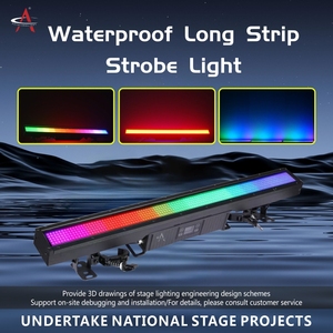 Luz de escenario LED P800 IP impermeable para exteriores con tira estroboscópica y control DMX512, clasificación IP65, para actuaciones de circo - Product Image 6