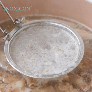 ช้อนโฟมกระชอนกรองน้ำมันสำหรับทอดกระชอนที่ตกค้างที่จับพับได้เครื่องมือในครัวอาหารตาข่ายสแตนเลสเกรดอาหาร - Product Image 2