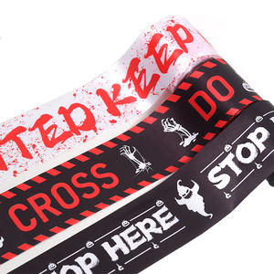 Decoração de ambiente de terror para Halloween; linha vermelha para festas; roteiro de escape room; adereços para casa assombrada; decoração de cenário. - Product Image 1