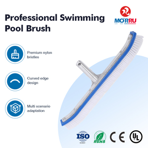 Limpieza de piscinas de fábrica Precio al por mayor Cepillo de pared de <span class=keywords><strong>piscina</strong></span> Cepillo de <span class=keywords><strong>torrente</strong></span> azul de natación - Product Image 2