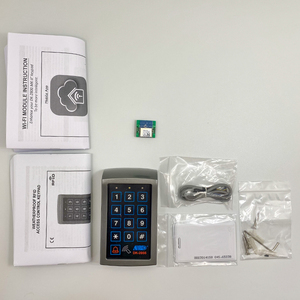 APO DK-2866 (P0) ปุ่มกดควบคุมการเข้าออกแบบสแตนด์อโลนสีเทาพร้อมเครื่องอ่าน RFID และฟังก์ชั่นสัญญาณเตือนภัยสามเอาต์พุต - Product Image 2