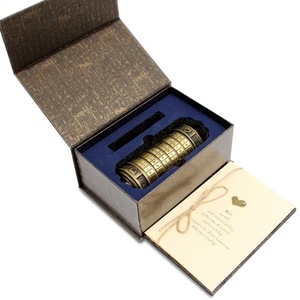 Candado con Contraseña Cryptex del Código DaVinci, Rompecabezas de Inteligencia, Regalo Divertido y Romántico de Papel para Amigos, Juegos de Ingenio - Product Image 6