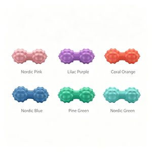 Blue Silicone <b>Massage</b> <b>Ball</b> Set for Muscle Relief and Therapy Use - Product Image 2