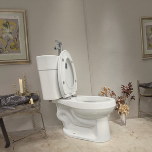 Combo toilette et évier en céramique deux pièces à chasse d'eau par gravité trois en un Commode 2 en 1 Lavabo et toilette - Product Image 3