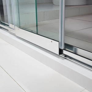 Porta <span class=keywords><strong>Doccia</strong></span> Scorrevole <span class=keywords><strong>a</strong></span> Fisarmonica in Vetro Temperato <span class=keywords><strong>a</strong></span> 3 Pannelli per Bagno - Product Image 4